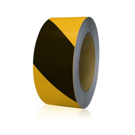 DIY INDUSTRIES Floormark - Black And Yellow Stripe 2 In. X 100 Ft. 25-600-2100-622